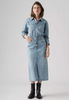 Levi's - Đầm nữ Women's Denim Midi Shirt Dress