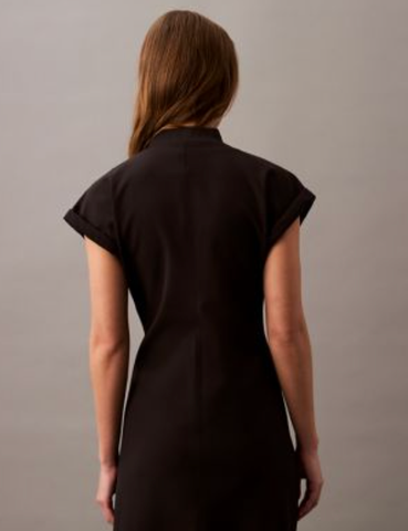 Calvin Klein - Đầm CK nữ Tech Stretch Zip Neck Dress