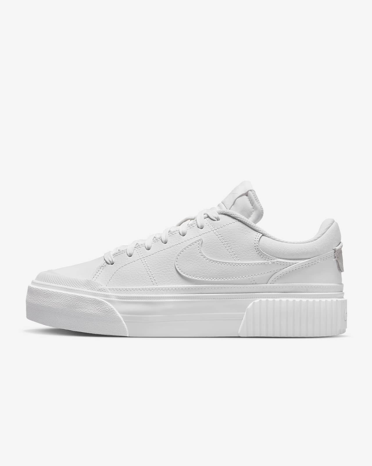 Court Legacy Lift Nike Blancas Con Plataforma Nike Giày Thời Trang