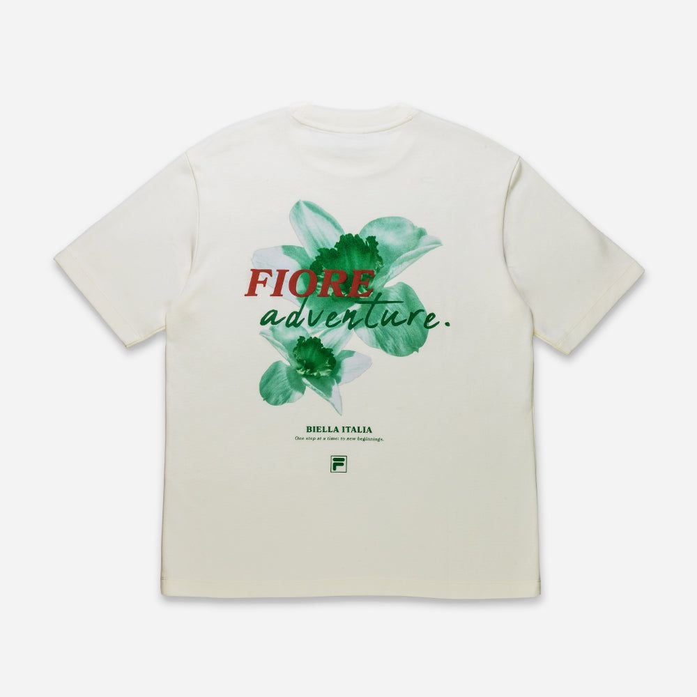 Fila - Áo thun nam nữ Fiore Comfort Fit Flower Lifestyle