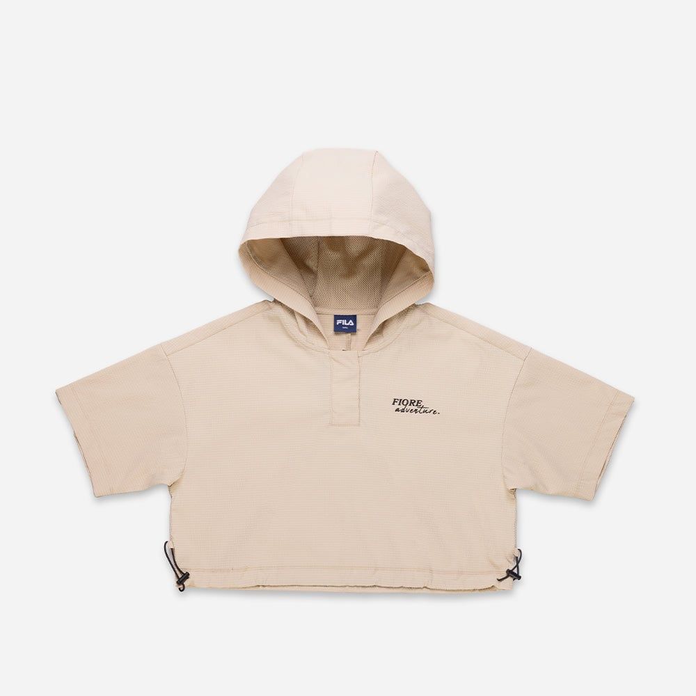 Fila - Áo khoác có mũ trùm đầu nữ Fiore Woven Lifestyle