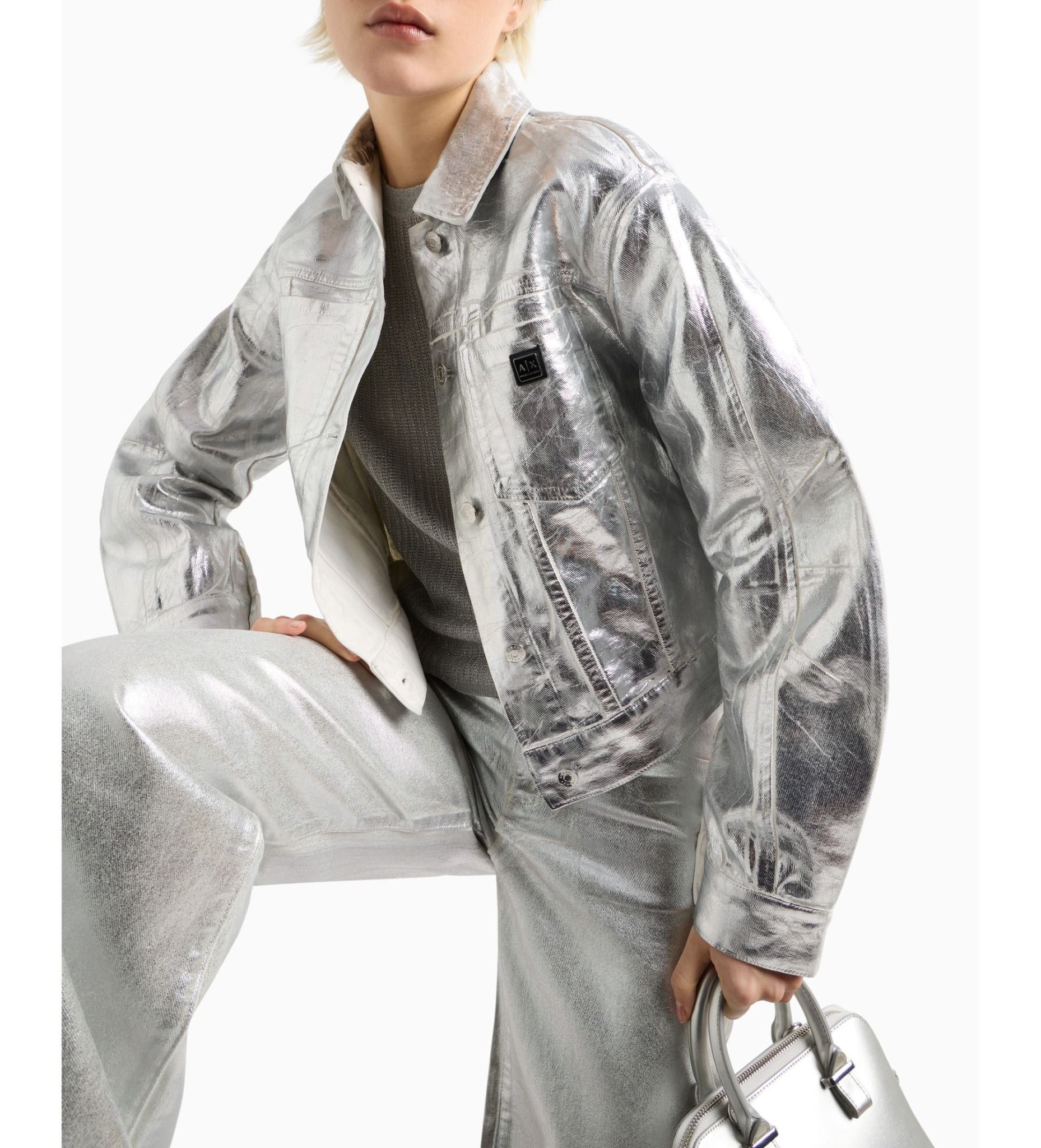 Armani Exchange - Áo len nữ Aix Women's Pullover