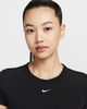 Nike - Áo tay ngắn thể thao Nữ Sportswear Chill Knit Women's Tight Short-Sleeve Cropped Mini-Rib Top