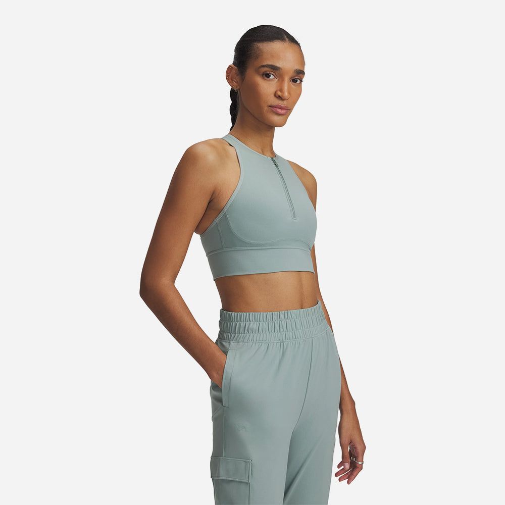 Under Armour - Áo thun ba lỗ nữ Meridian Zip Training