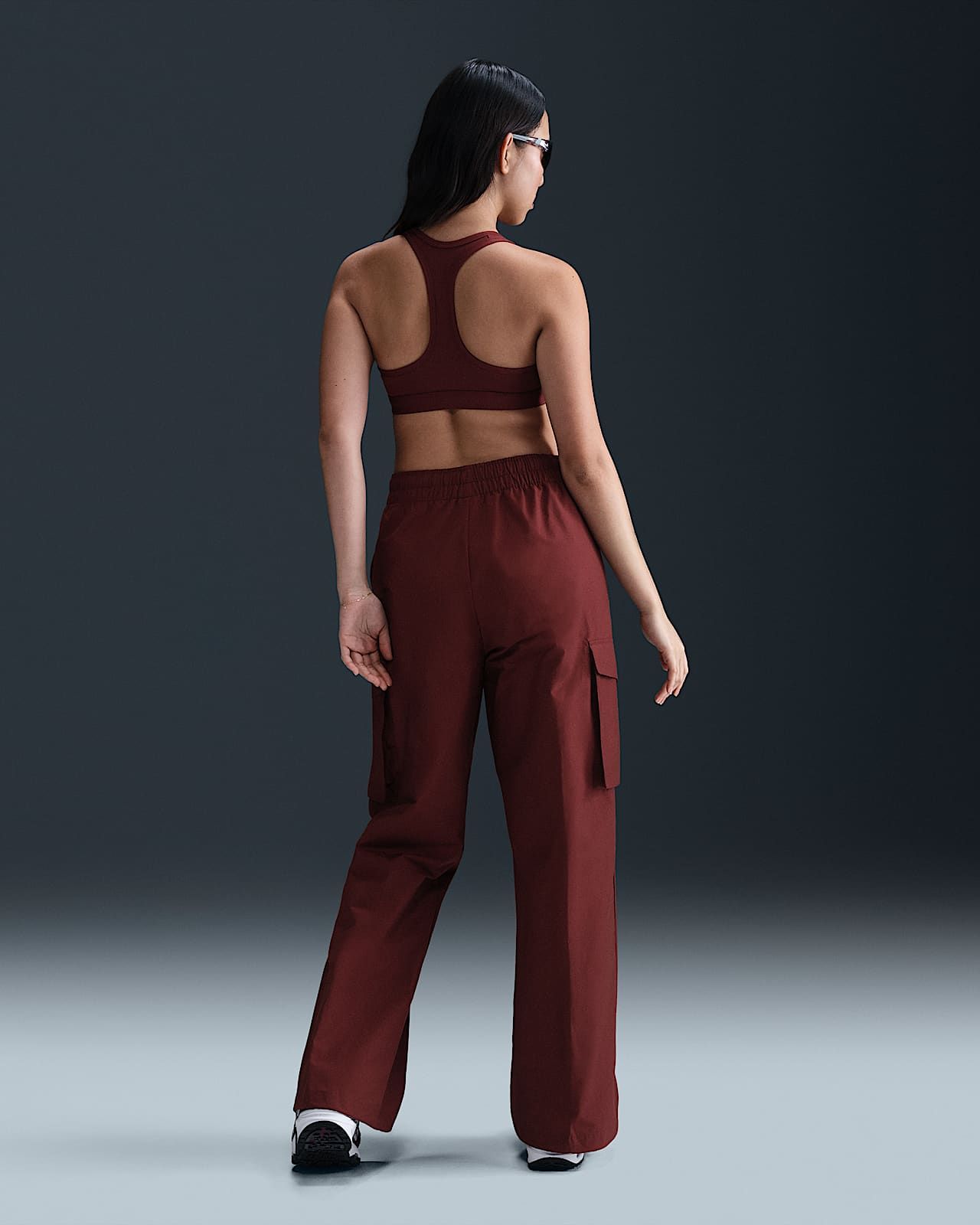 Nike - Áo ngực thể thao Nữ Swoosh Medium-Support Women's Padded Sports Bra