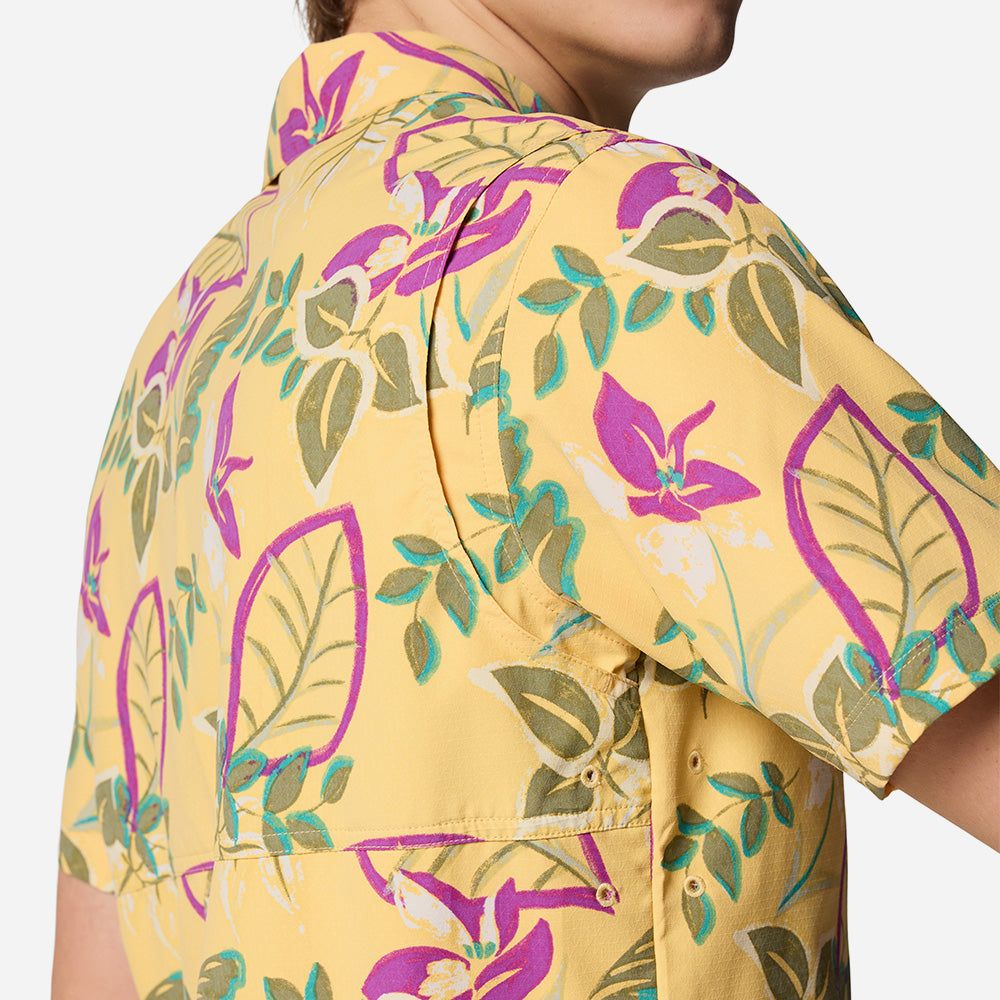 Columbia - Áo sơ mi tay ngắn thể thao nam Tech Trail™ Utility Printed Woven Short Sleeve