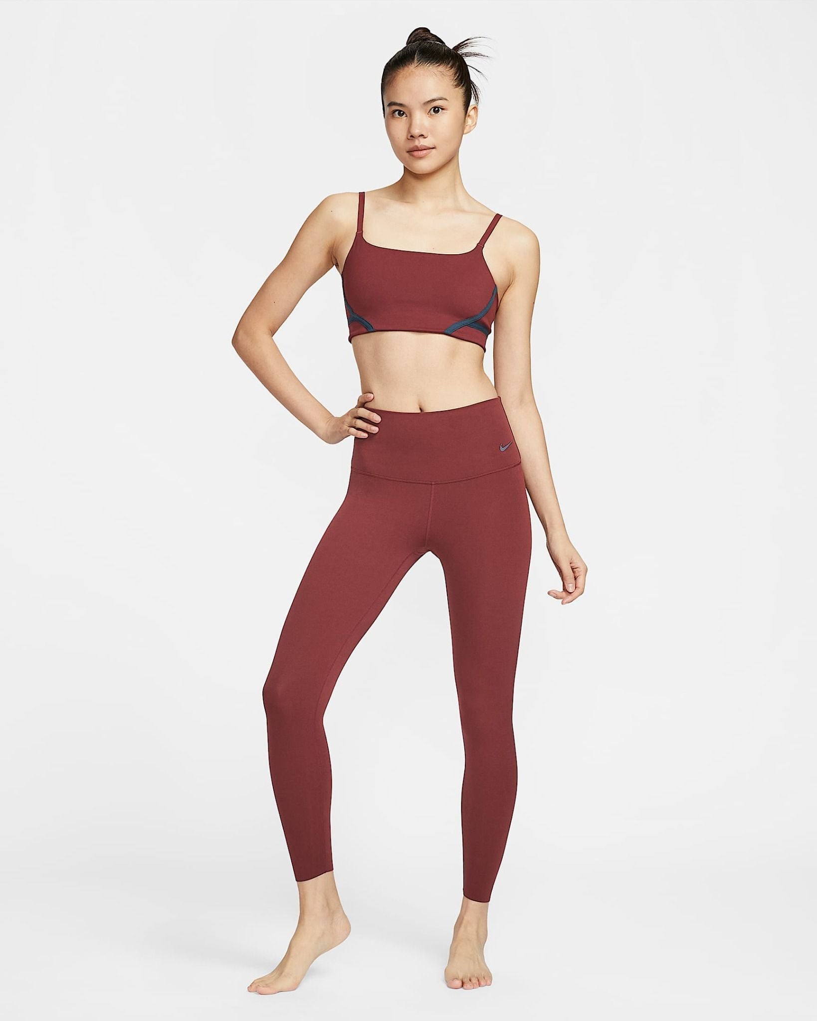Nike - Quần dài thể thao Nữ Zenvy Women's Gentle-Support High-Waisted 7/8 Leggings