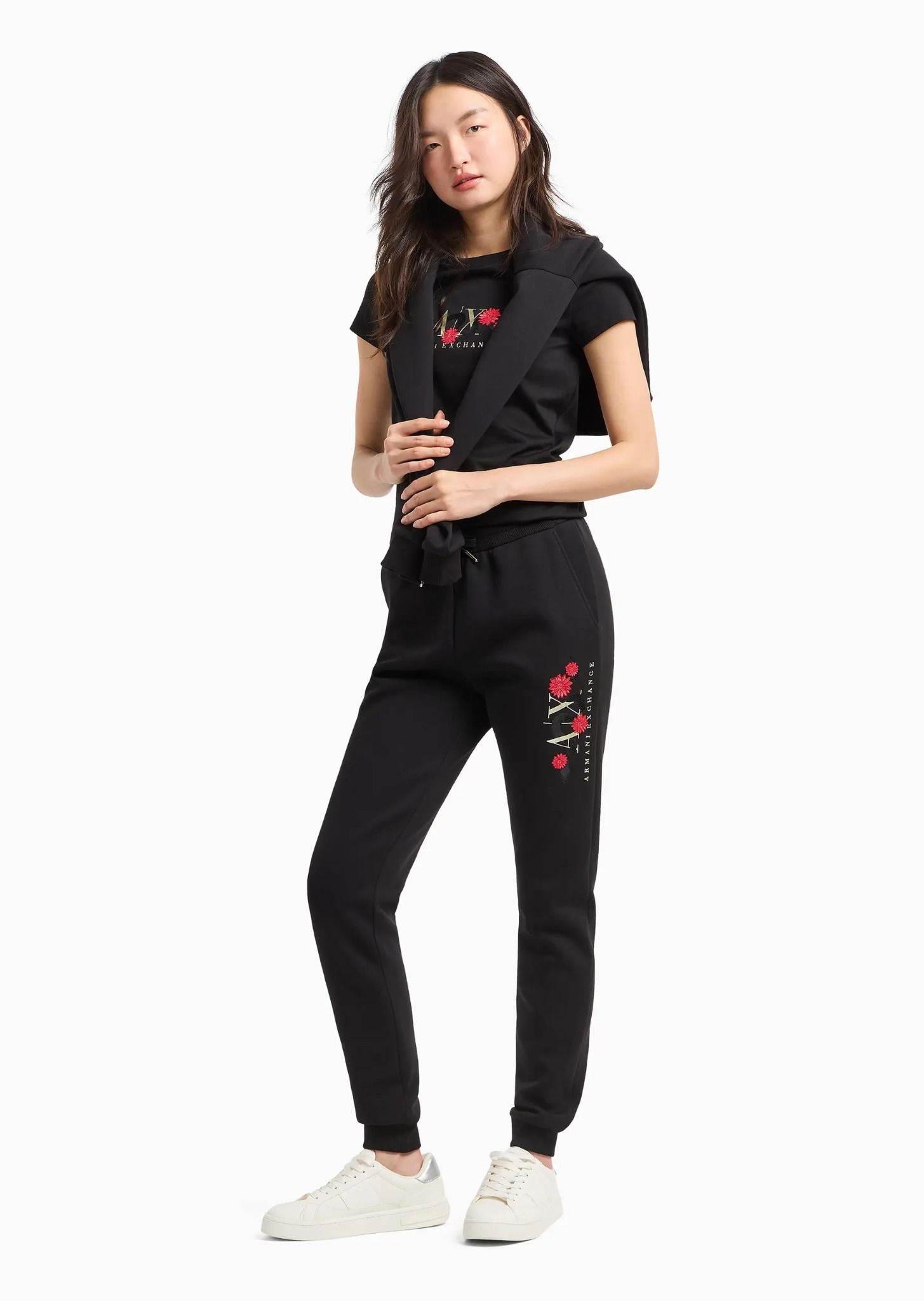 Armani Exchange - Áo thun dáng suông nữ Aix Women's T-Shirt
