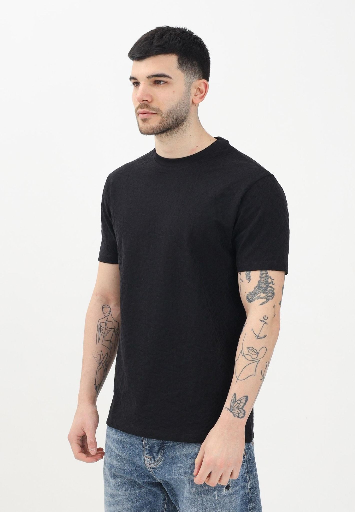 Armani Exchange - Áo thun dáng suông nam Aix Men's T-Shirt