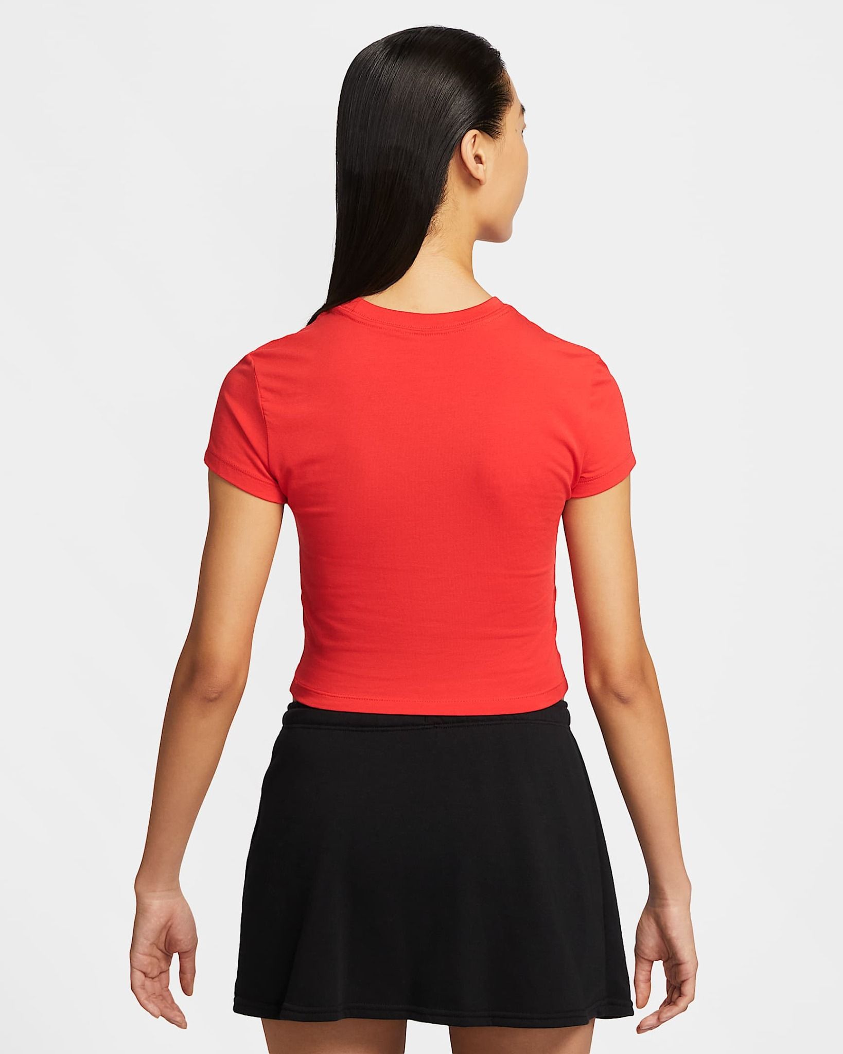 Nike - Áo tay ngắn thể thao Nữ Sportswear Chill Knit Women's Slim Cropped T-Shirt