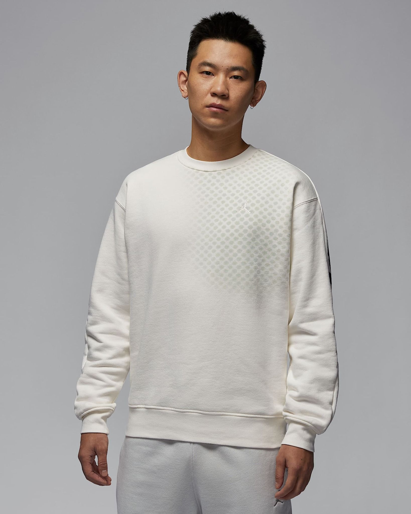 Nike - Áo tay dài thể thao Nam Jordan Flight Fleece 'LNY' Men's Pullover Crewneck Sweater