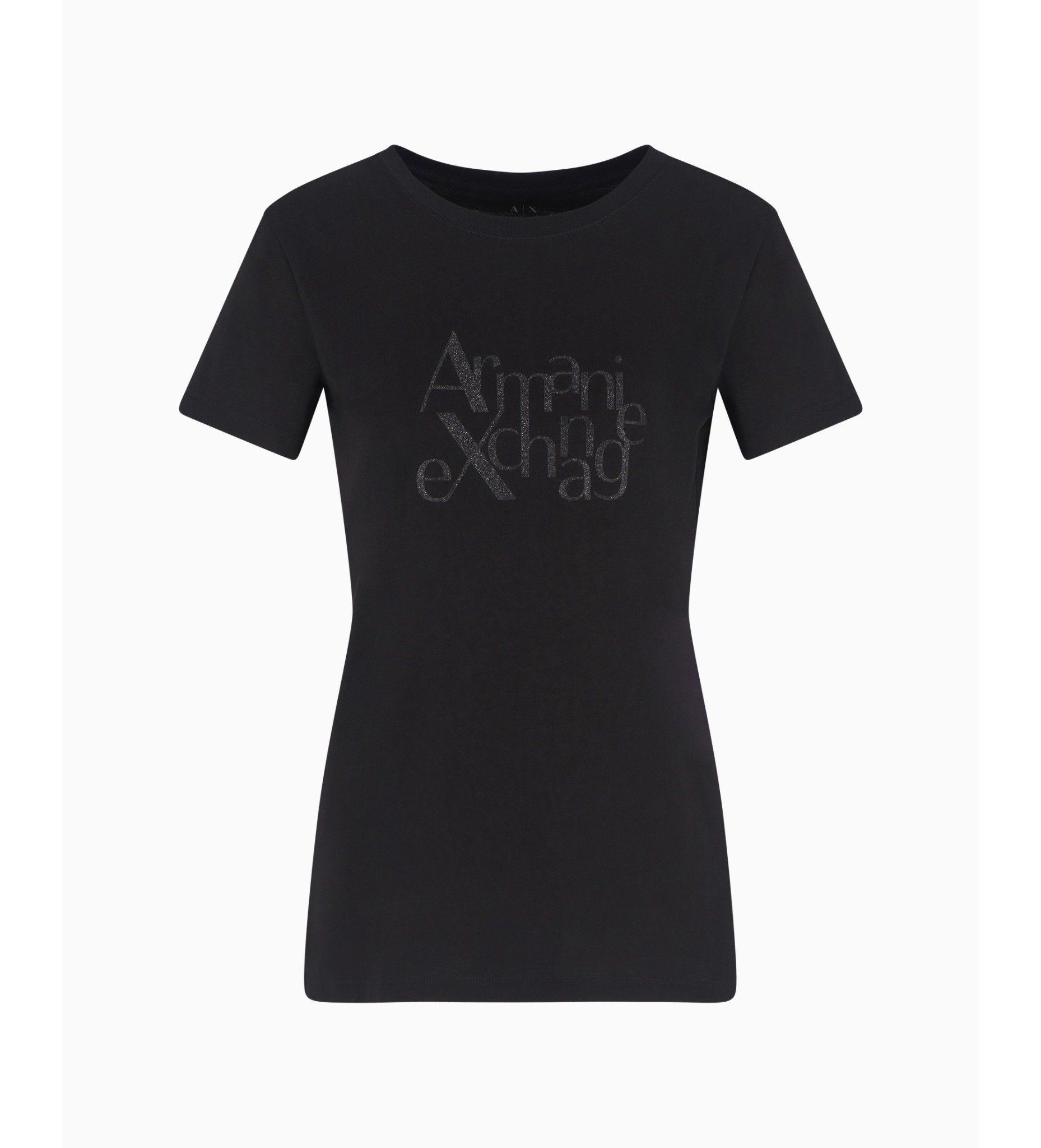 Armani Exchange - Áo thun dáng suông nữ Aix Women's T-Shirt