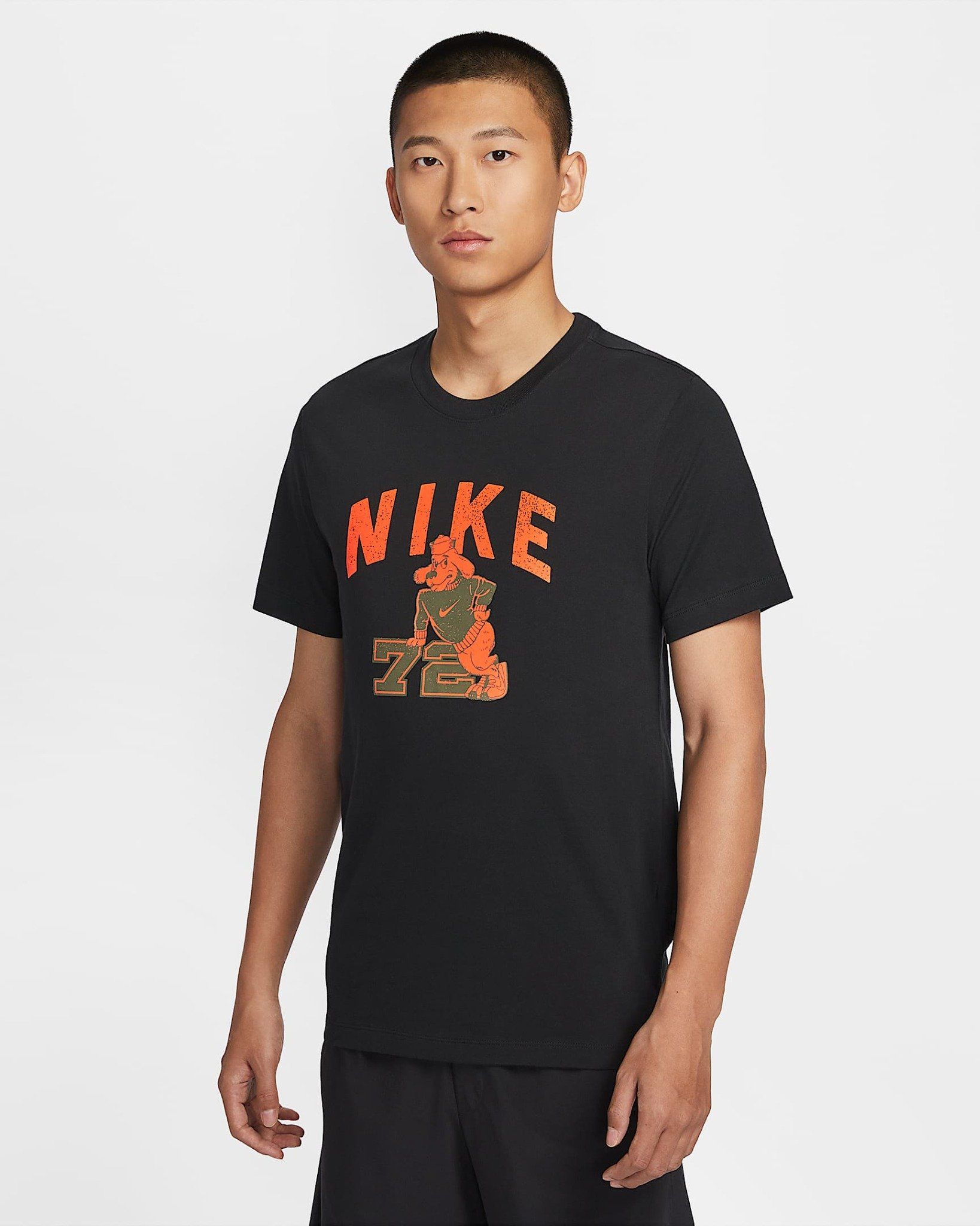 Nike - Áo tay ngắn thể thao Nam Men's Fitness T-Shirt