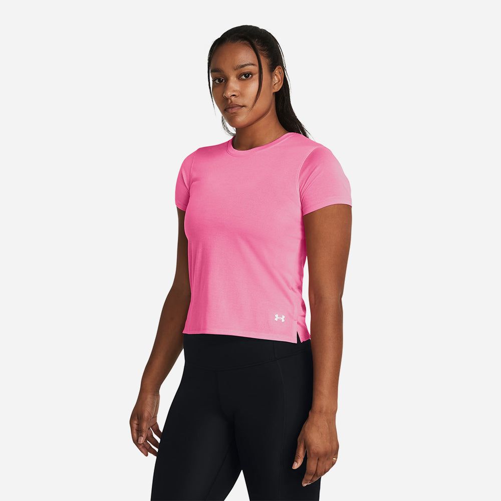 Under Armour - Áo tay ngắn thể thao nữ Streaker Running Tee