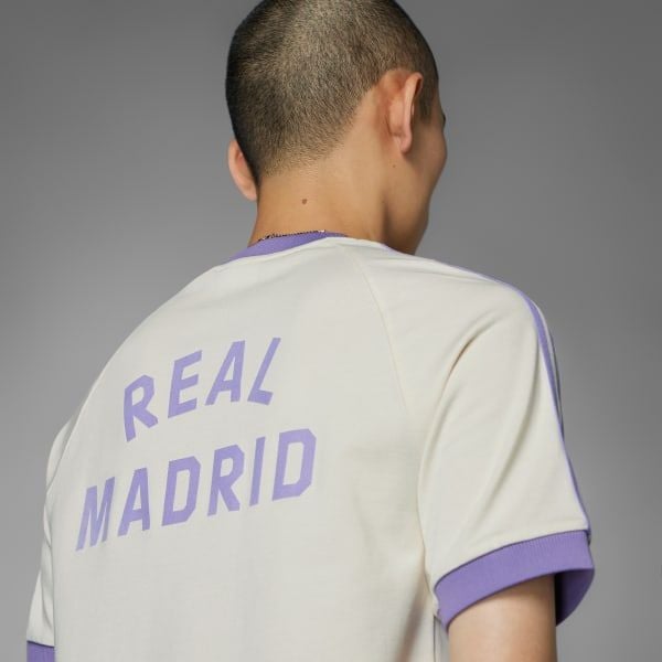 adidas - Áo thun đá banh Nam Real Madrid Adicolor Classics 3-Stripes T-Shirt