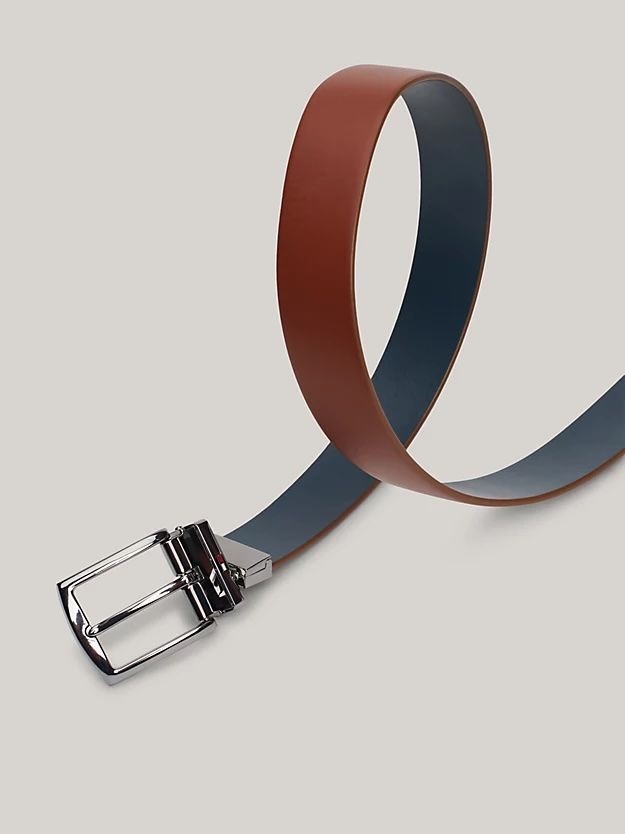 Tommy Hilfiger - Dây nịt nam Square Buckle Reversible Leather Belt