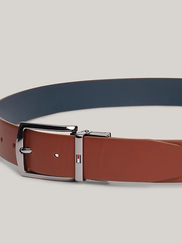 Tommy Hilfiger - Dây nịt nam Square Buckle Reversible Leather Belt