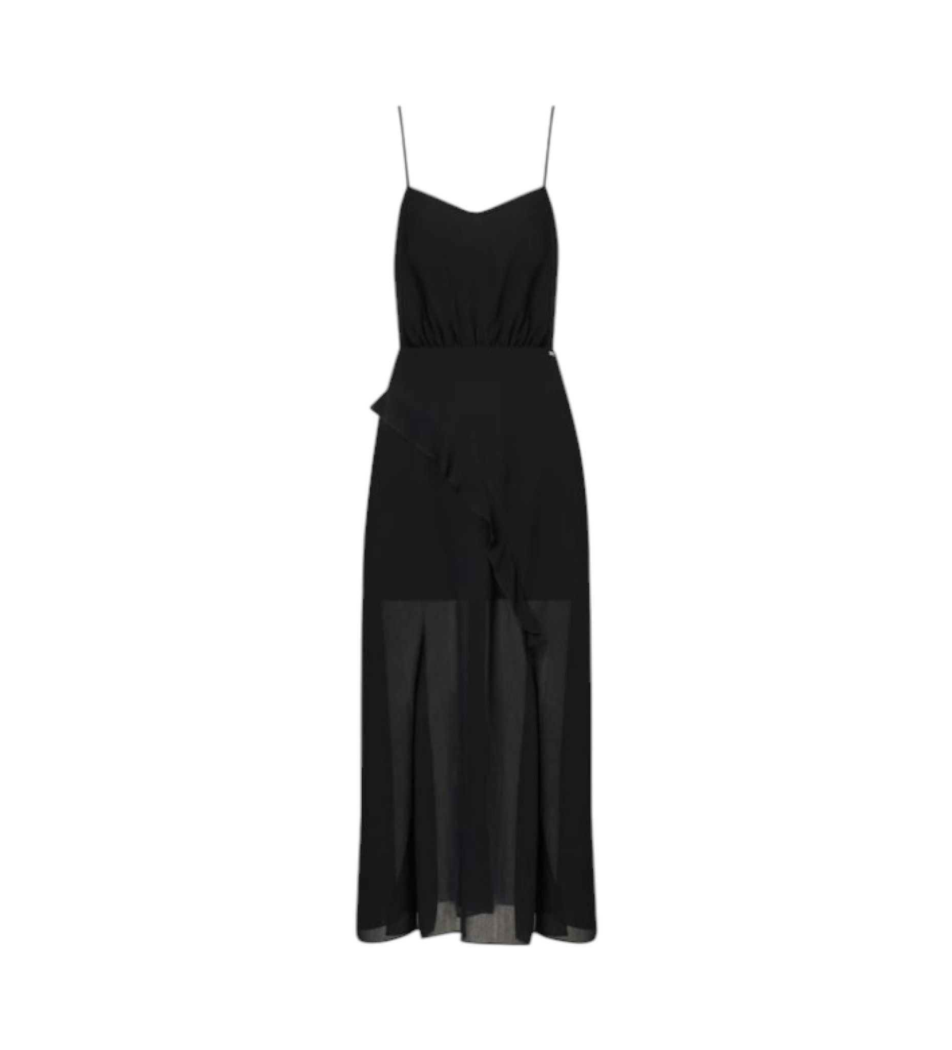 Armani Exchange - Đầm nữ Ax Black Midi Dress