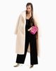 Armani Exchange - Đầm liền jumpsuit nữ V-neck midi dress with contrasting logo