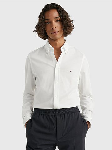 Tommy Hilfiger - Áo sơ mi tay dài nam 1985 Knitted Casual Shirt