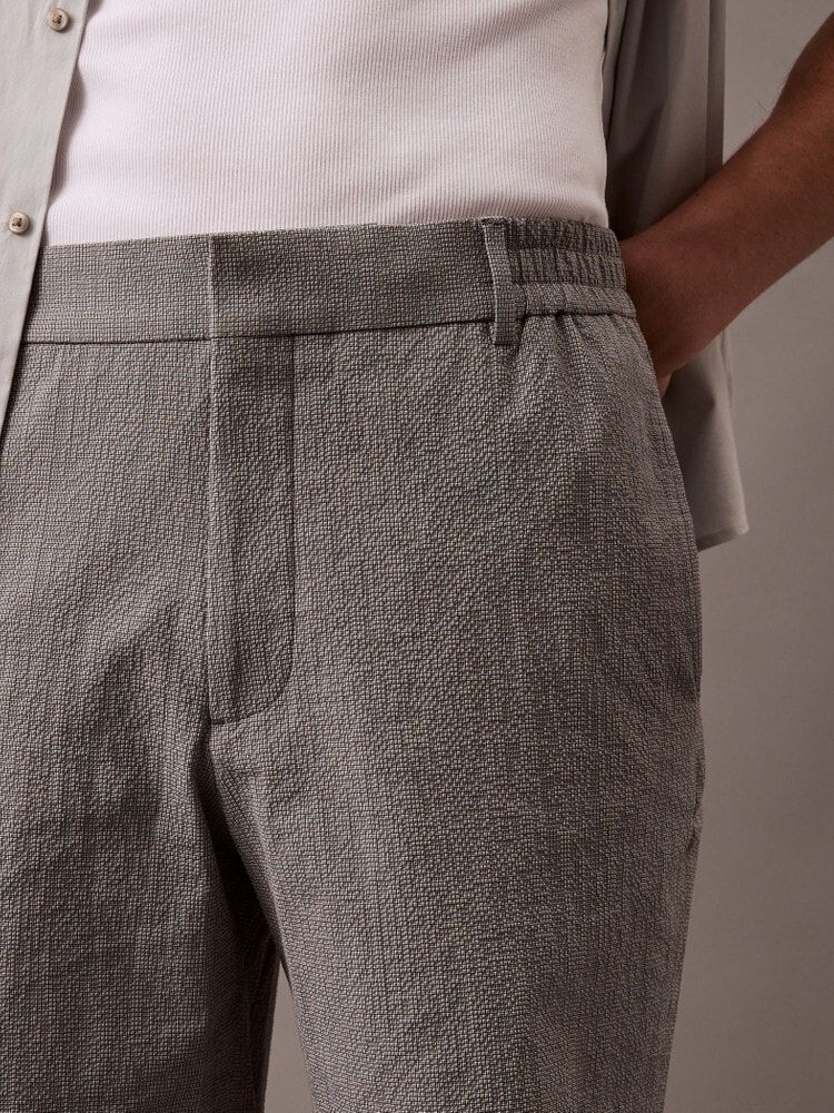 Calvin Klein - Quần ngắn nam CK Cotton Seersucker Classic Short