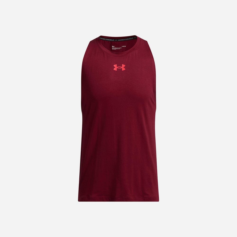 Under Armour - Áo thun ba lỗ nam Baseline Cotton Basketball Tanks