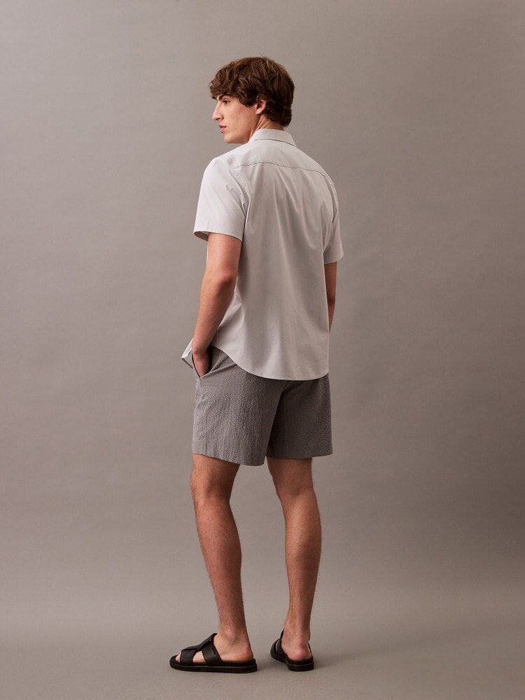 Calvin Klein - Quần ngắn nam CK Cotton Seersucker Classic Short