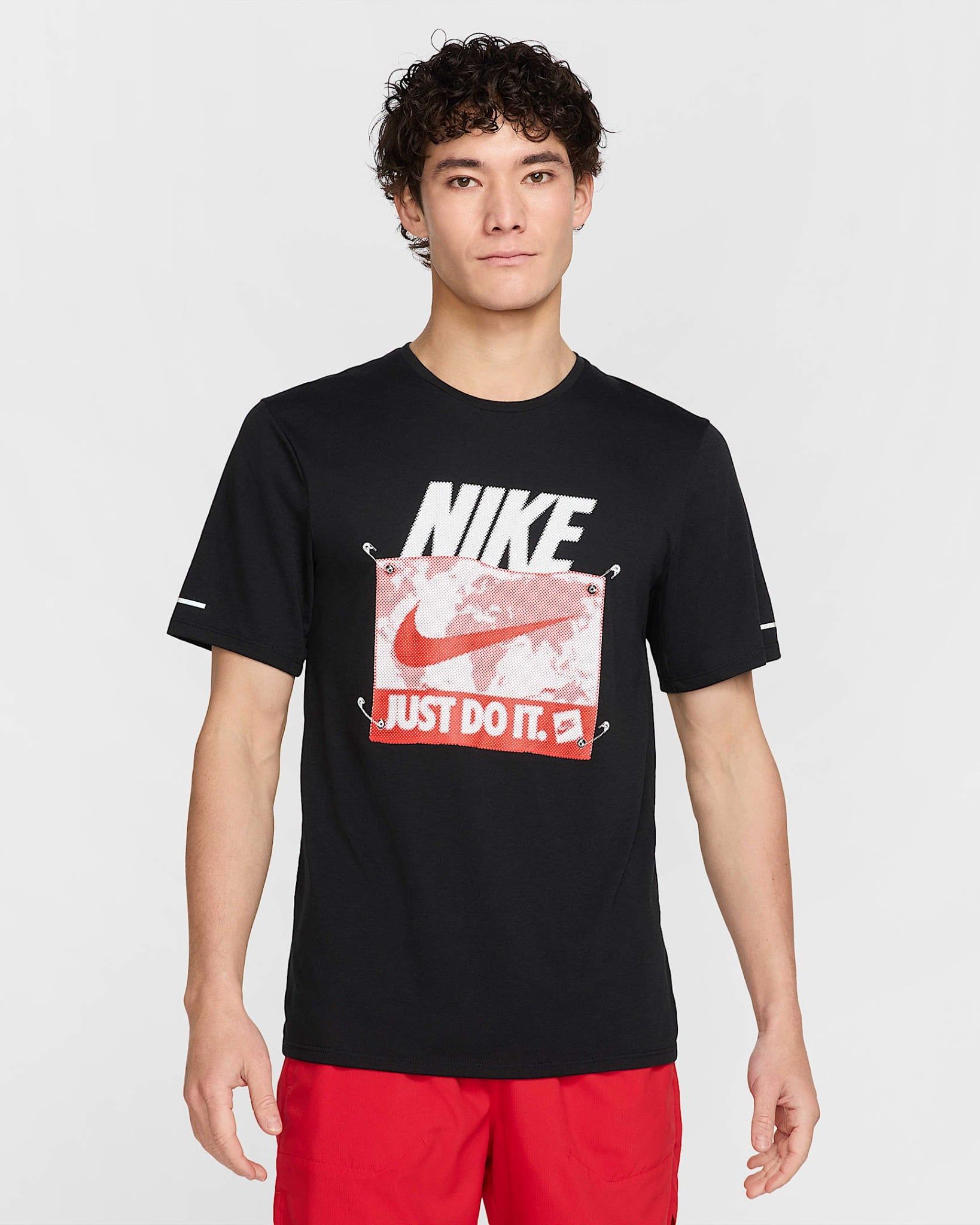 Nike - Áo tay ngắn thể thao Nam Rise 365 Run Energy Men's Dri-FIT Running Short-Sleeve Top