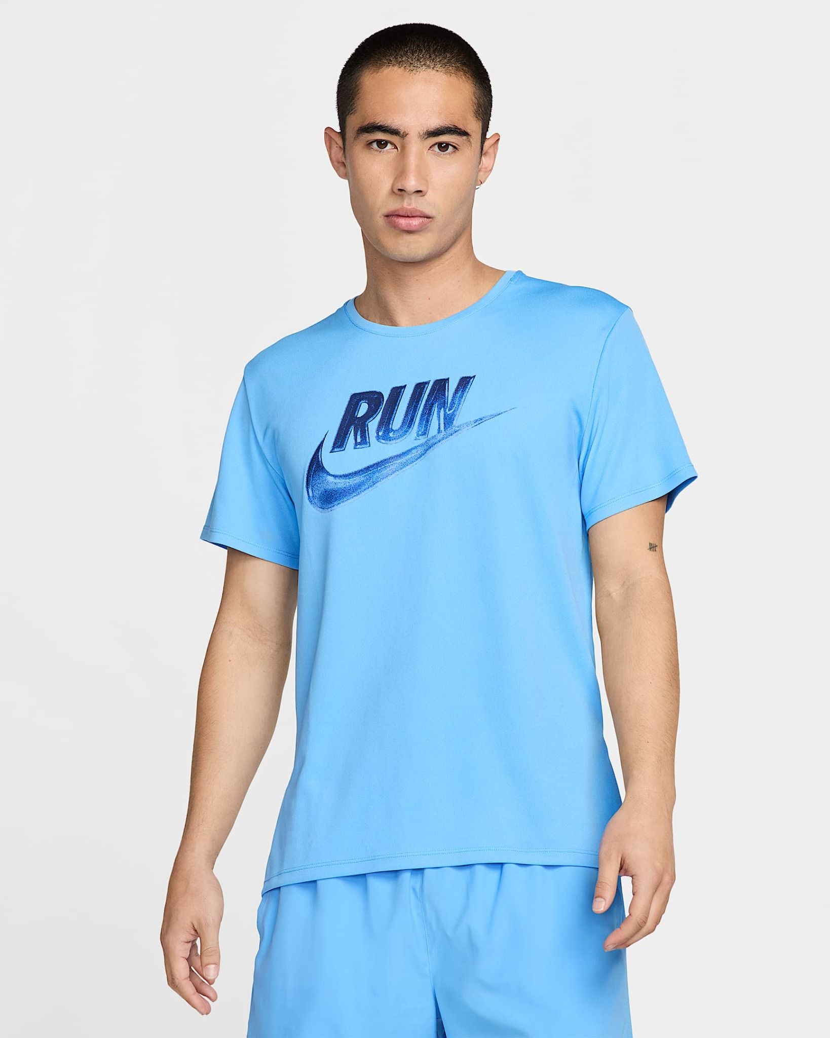 Nike - Áo tay ngắn thể thao Nam Miler Run Energy Men's Dri-FIT Short-Sleeve Running Top