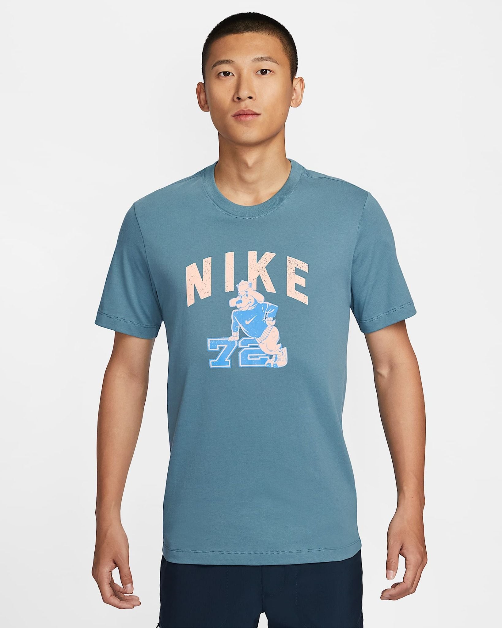 Nike - Áo thun tay ngắn tập luyện Nam Men's Fitness T-Shirt