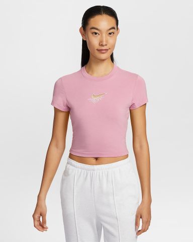 women's nike cropped t shirt