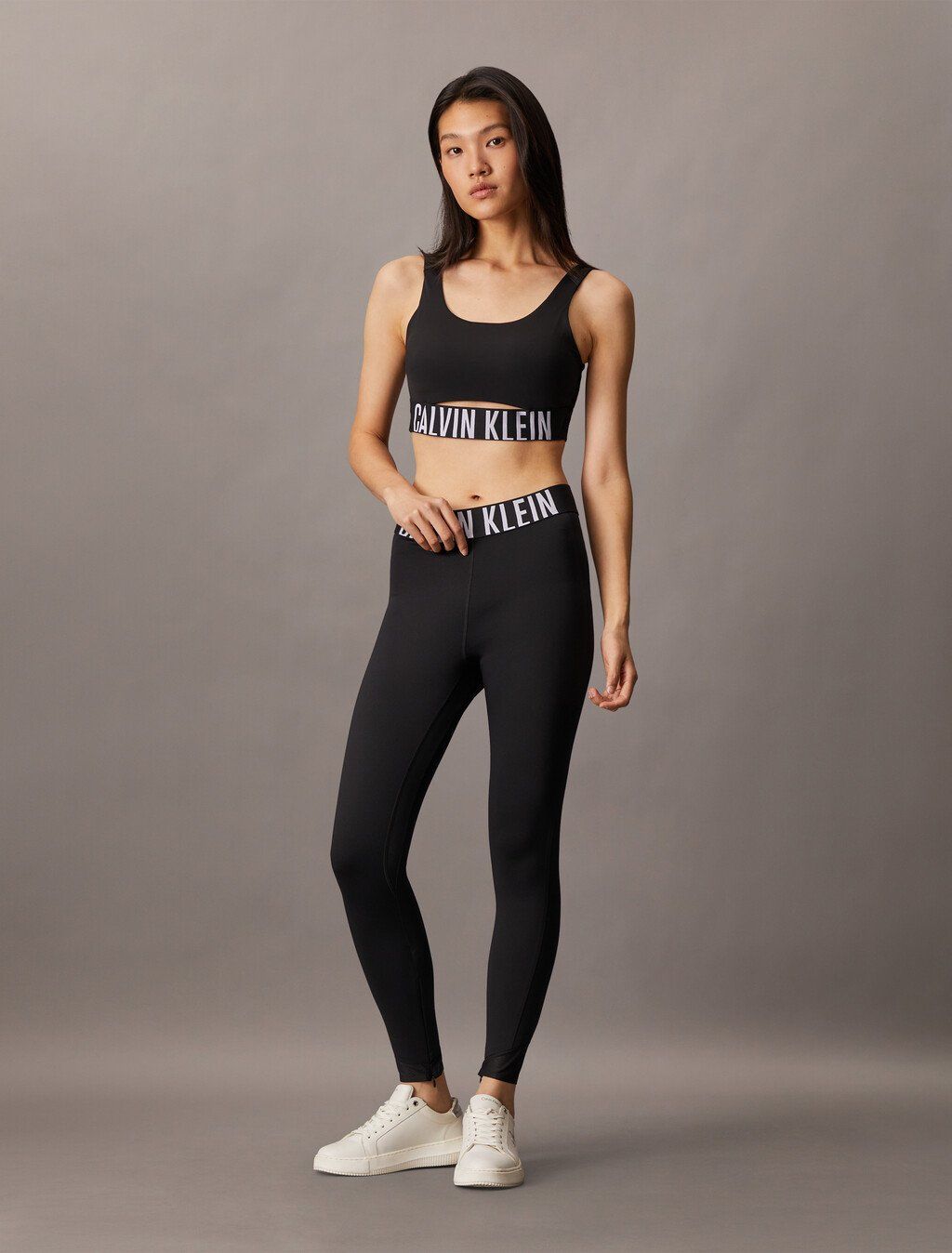 Calvin Klein - Quần dài ống bó thể thao nữ CK Intense Power Legging