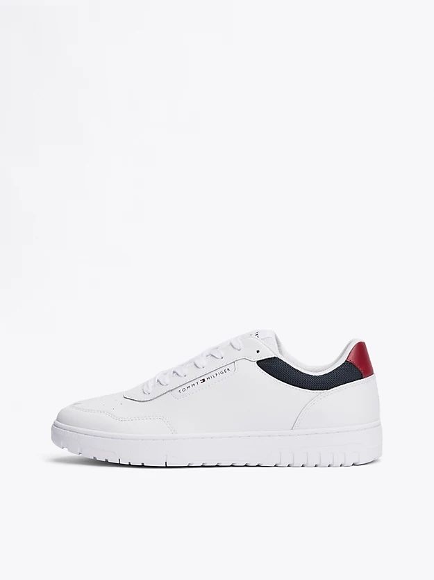 Tommy Hilfiger - Giày nam Mixed Texture Basketball Trainers