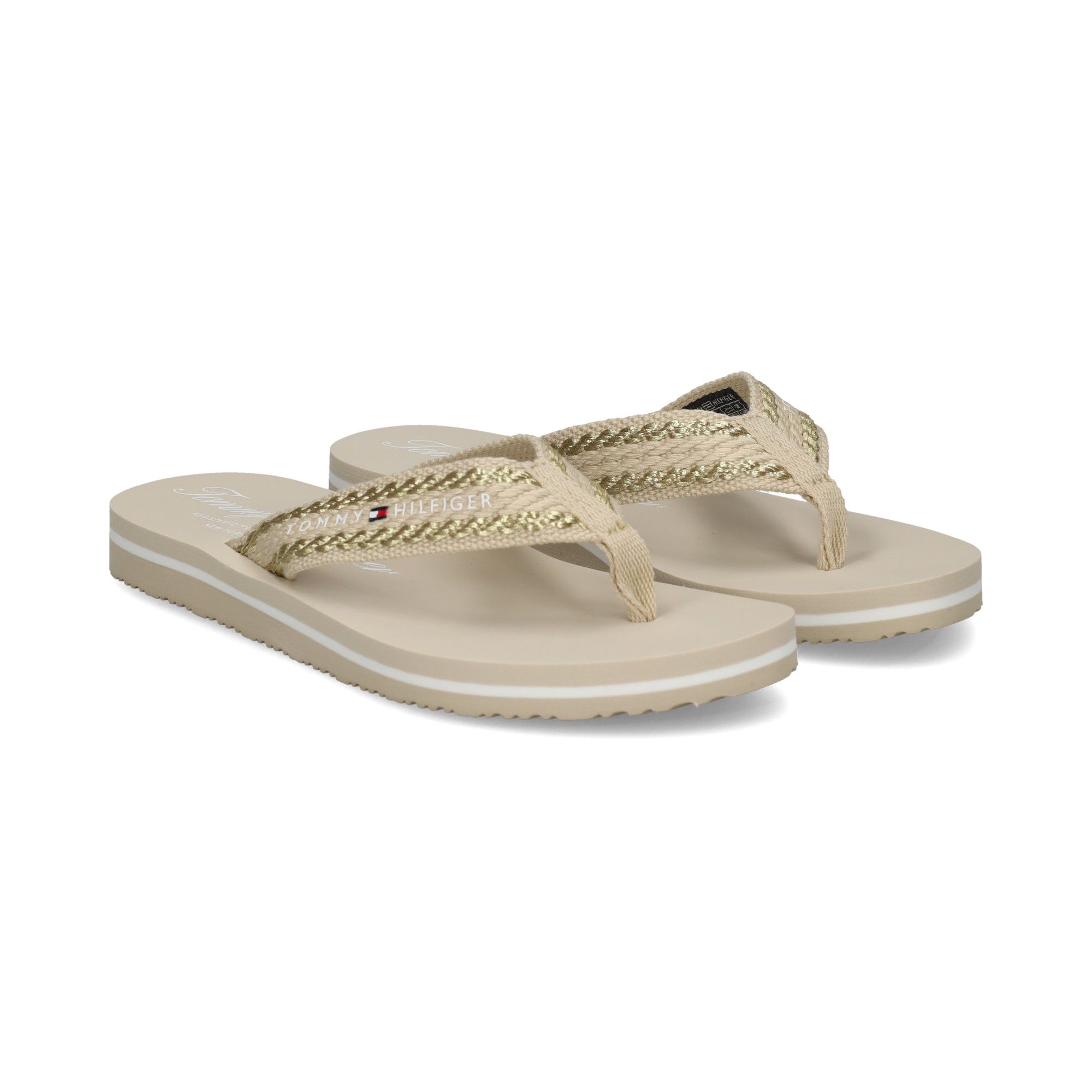 Tommy Hilfiger - Dép xỏ ngón nữ Graphic Beach Sandal