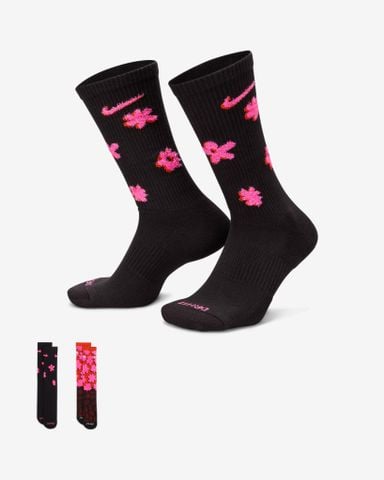 Nike - Bộ hai đôi Vớ thể thao Nam Everyday Plus Cushioned Crew Socks (2 Pairs)