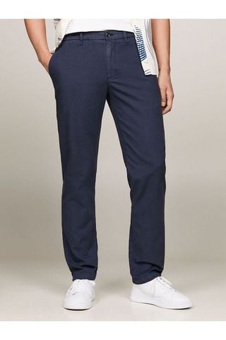Tommy Hilfiger - Quần dài nam Men's Woven Fabric Regular Waist Straight Denton