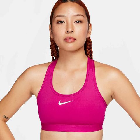 Nike - Áo ngực tập luyện hỗ trợ vừa Nữ Light Swoosh Medium-Support Bra