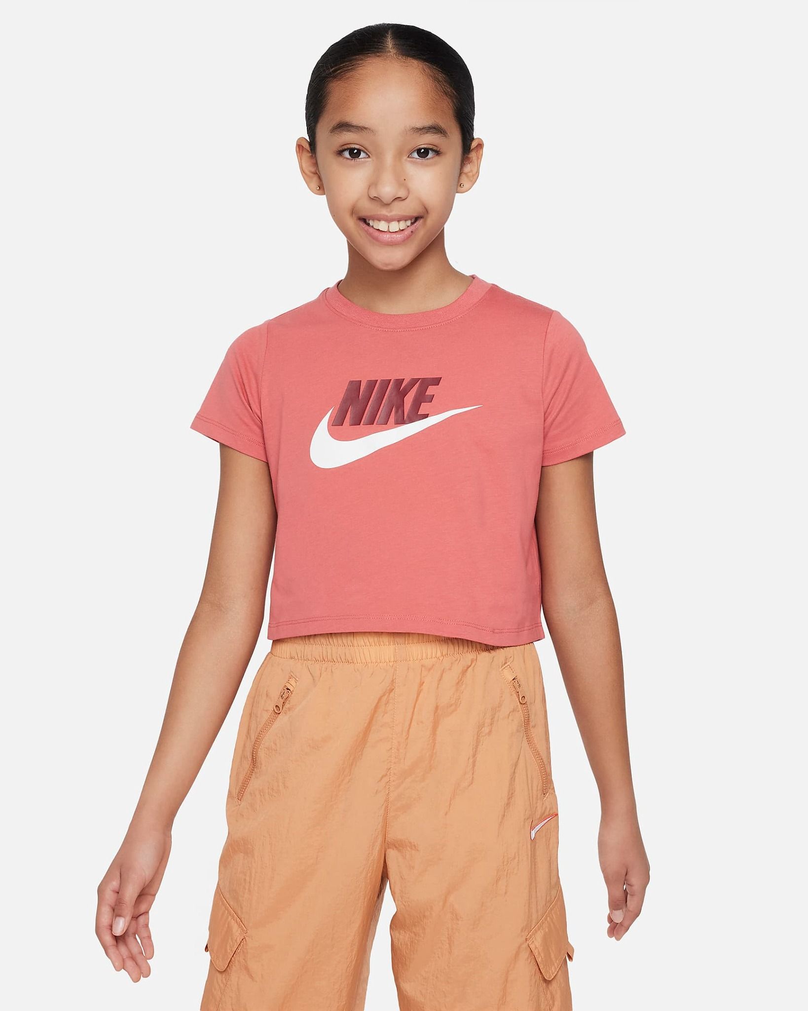 Nike - Áo tay ngắn thể thao Bé Gái Older Kids' (Girls') Cropped T-Shirt