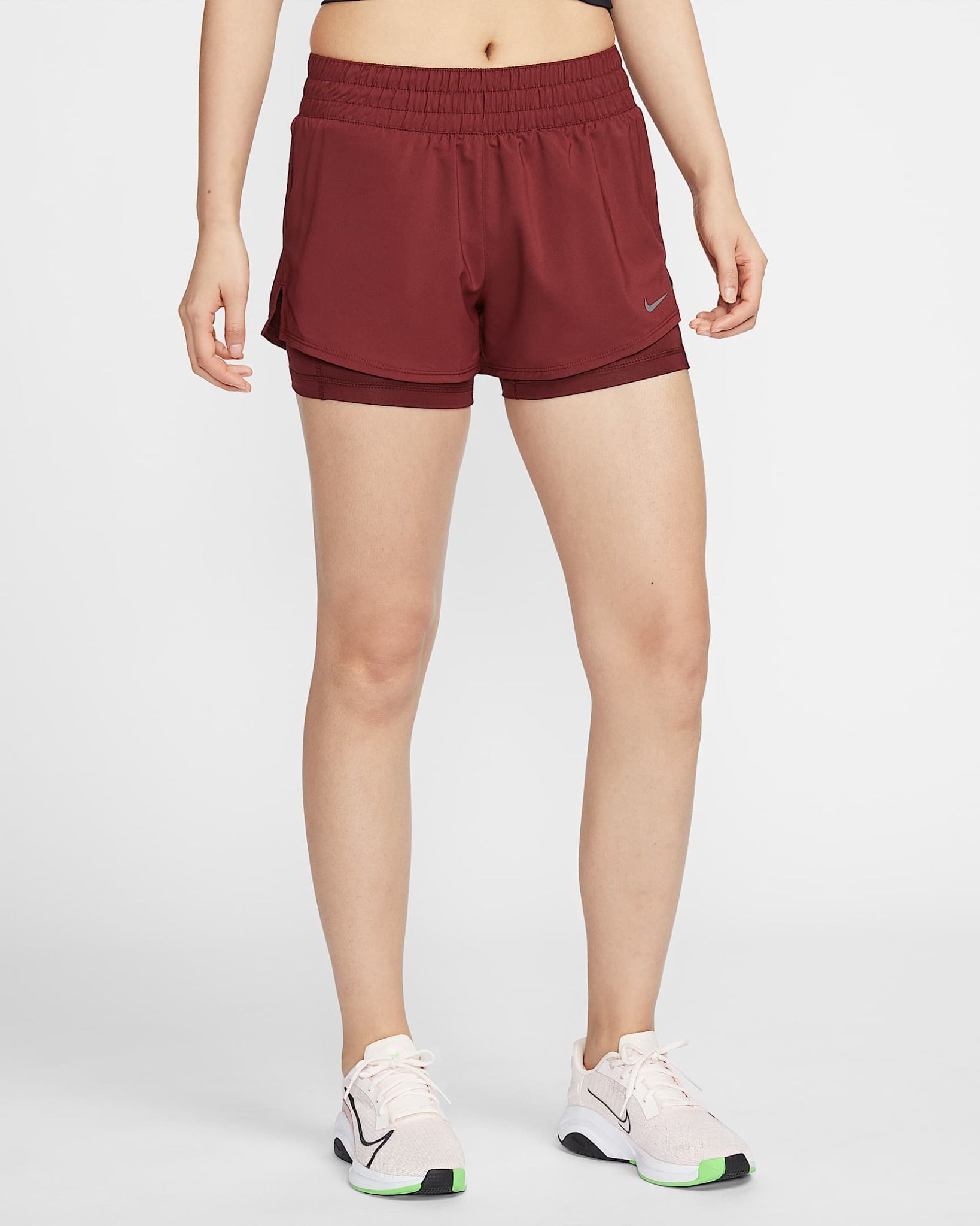 Nike - Quần ngắn thể thao Nữ Dri-FIT One Women's Mid-rise 2-in-1 Shorts