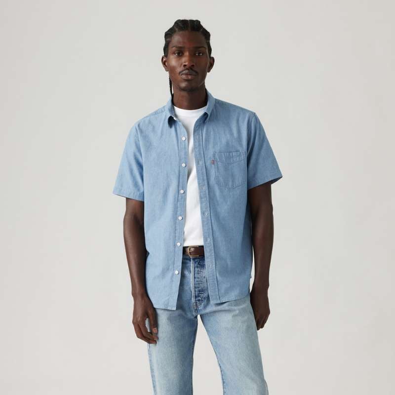 Levi's - Áo sơ mi tay ngắn nam Men's Short-Sleeve Classic Standard Fit Shirt