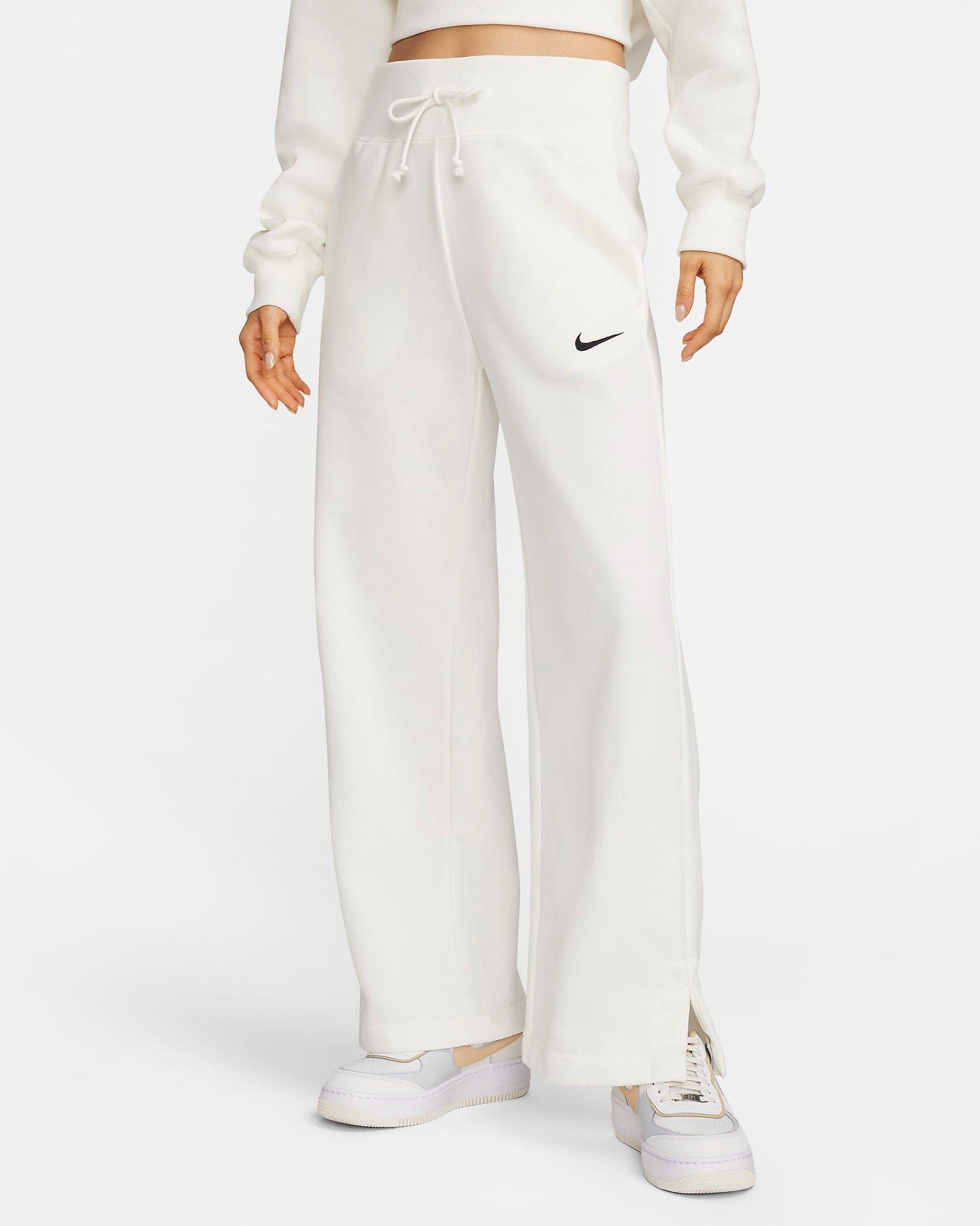 Nike - Quần dài thể thao Nữ Phoenix Fleece Women's High-Waisted Wide-Leg French Terry Tracksuit Bottoms