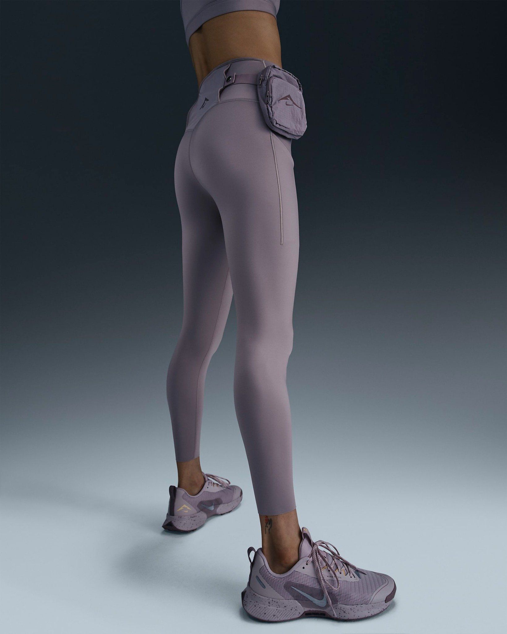 Nike - Quần dài ống ôm Nữ Trail Go Women's Firm-Support High-Waisted 7/8 Leggings with Pockets