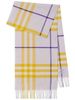 Burberry - Khăn choàng nam nữ Checked fringed-edge Cashmere Scarf