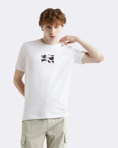 Calvin Klein - Áo thun tay ngắn nam Small Box Logo Pima Cotton Slim Tee