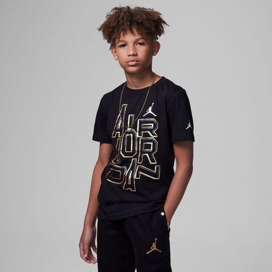 Nike - Áo tay ngắn thời trang Bé Trai Jordan 23 Gold Line Tee Big Kids T-Shirt