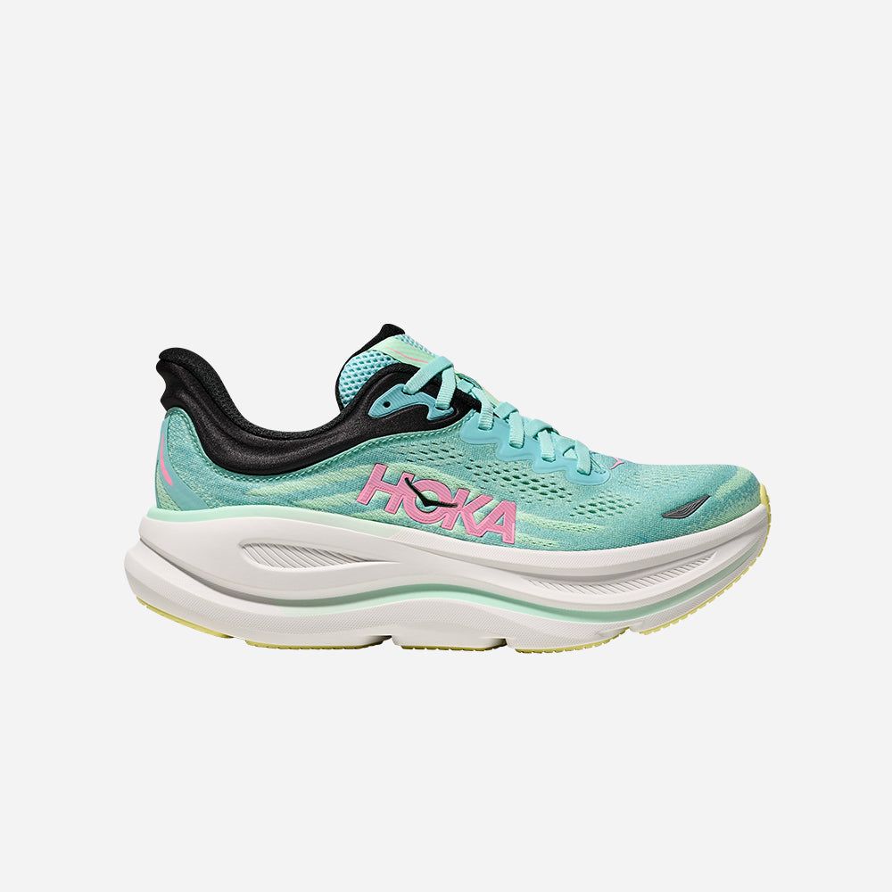 Hoka - Giày chạy bộ nữ Bondi 9 Wide Running Shoes