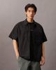 Calvin Klein - Áo sơ mi tay ngắn nam Cooling Mixed Media Zip Up Overshirt
