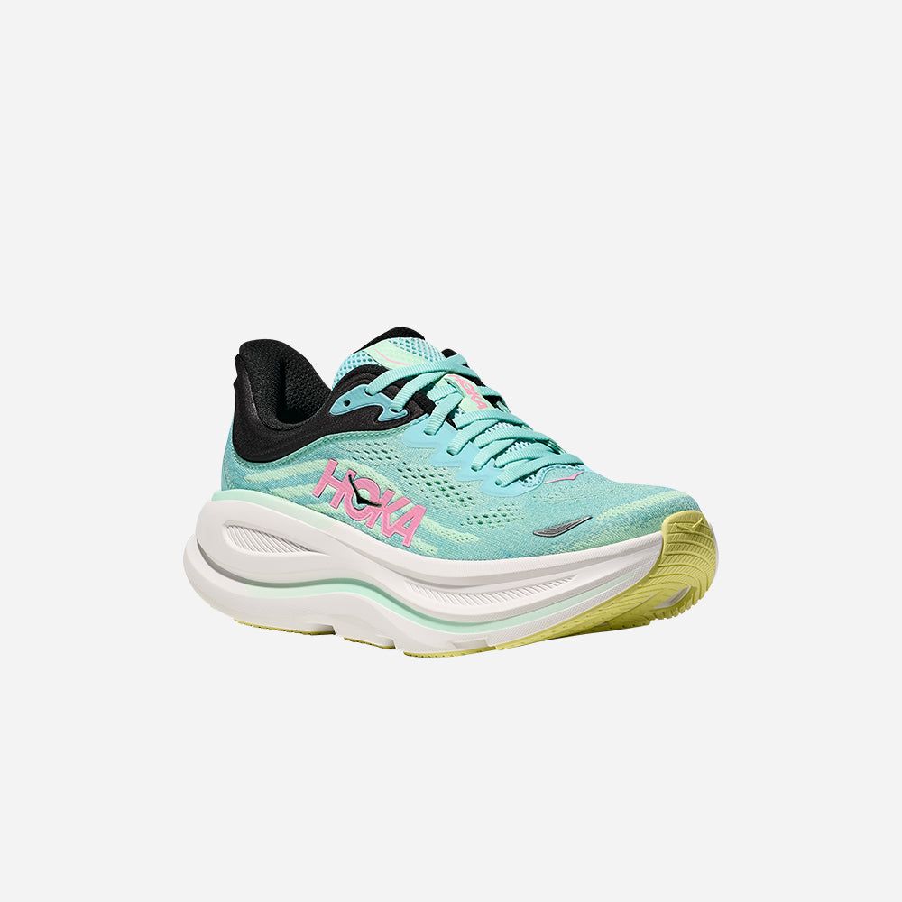 Hoka - Giày chạy bộ nữ Bondi 9 Wide Running Shoes