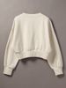 Calvin Klein - Áo ấm tay dài CK nữ Oversized V Neck Pullover Sweatshirt