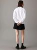 Calvin Klein - Áo lạnh tay dài CK nữ Textured Monologo Crewneck
